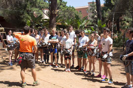 Actividad en Aventura Amazonia Marbella. Olimpiada Española de Economía, Fase Nacional. Marbella. Junio de 2015