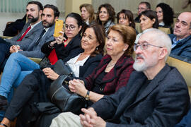 Asistentes al nombramiento de José Sánchez Maldonado como Alumno de Honor de la Facultad de Ciencias Económicas y Empresariales. Facultad de Ciencias Económicas y Empresariales. Diciembre de 2019