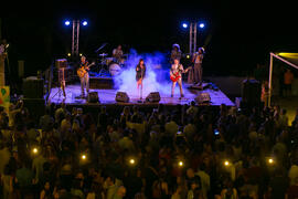 Concierto de Dry Martina. Festival Benéfico en los Baños del Carmen. Cursos de Verano de la Universidad de Málaga. Málaga. Julio de 2018