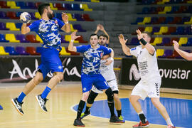 Partido Universidad de Mármara - Universidad de Suceava. Categoría masculina. Campeonato Europeo Universitario de Balonmano. Antequera. Julio de 2017