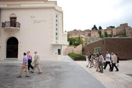 Visita anual de la conferencia de la RedOTRI en el centro histórico de Málaga. Junio de 2010