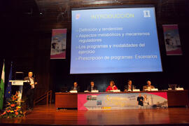 Ponencia de Agustín Meléndez. Panel de Expertos. 3º Congreso Internacional de Actividad Físico-Deportiva para Mayores de la Universidad de Málaga. Palacio de Ferias y Congresos de Málaga. Marzo de 2009