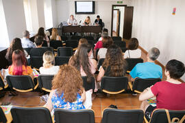 Mesa redonda: "El periodismo del siglo XXI. ¿Evolución o involución del cuarto poder?". Curso "Información y Comunicación". Cursos de Verano de la Universidad de Málaga. Ronda. Julio de 2018