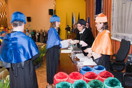Investidura de nuevos doctores por la Universidad de Málaga. Paraninfo. Diciembre de 2009