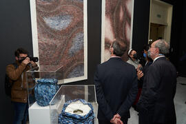 Inauguración de la exposición "Why not Korea?". Edificio del Rectorado de la Universidad de Málaga. Enero de 2022