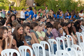 Acto de bienvenida a los alumnos Erasmus de la Universidad de Málaga. Jardín Botánico. Octubre de 2013