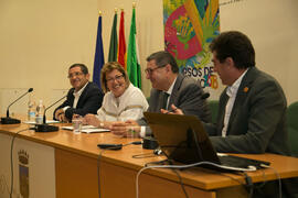 Clausura del curso "La integración social, reto actual de los Servicios Sociales". Cursos de Verano de la Universidad de Málaga. Vélez Málaga. Julio de 2018