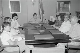 Clausura de curso sobre la Perestroika. 1991
