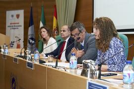 Macarena Parrado. I Premios del Aula de Economía y Deporte de la Universidad de Málaga. Edificio del Rectorado. Febrero de 2024