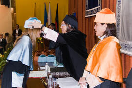 Investidura de nuevos doctores por la Universidad de Málaga. Paraninfo. Diciembre de 2009