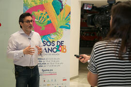 Entrevista a Julio Mayol en photocall. Curso "La medicina del futuro a debate". Cursos de Verano de la Universidad de Málaga. Málaga. Julio de 2018