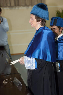 Investidura como Doctor "Honoris Causa" de D.ª Margarita Salas Falgueras por la Universidad de Málaga. Facultad de Medicina. Octubre de 2009
