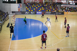 Partido Universidad del Miño - Universidad de Málaga. Categoría masculina. Campeonato Europeo Universitario de Balonmano. Antequera. Julio de 2017