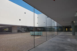 Interiores de la nueva Facultad de Psicología. Campus de Teatinos. Mayo de 2021