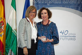 Homenaje a los jubilados y al personal que cumple 25 años de servicio en la Universidad de Málaga. Paraninfo. Octubre de 2012