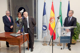 Toma de Posesión de D. Antonio Morales como Presidente del Consejo Social de la Universidad de Málaga. Rectorado.  Abril de 2014