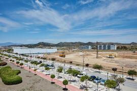 Inicio de las obras de la nueva Facultad de Turismo. Campus de Teatinos. Abril de 2021