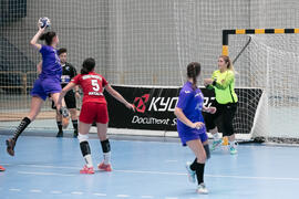 Partido Universidad de Akdeniz - Universidad  de Aveiro. Categoría femenina. Campeonato Europeo Universitario de Balonmano. Antequera. Julio de 2017
