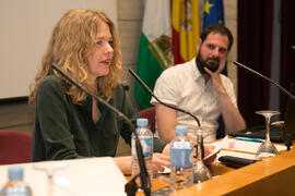 Conferencia de Christina Rosenvinge: "La flor entre la vía". Curso "Tres generaciones de la música Pop española". Cursos de Verano de la Universidad de Málaga. Málaga. Julio de 2018