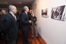 Inauguración de la exposición "50 Años de la Facultad de Ciencias Económicas y Empresariales". Rectorado. Enero de 2015