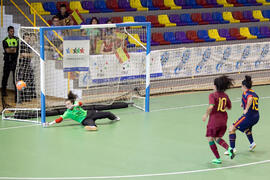 Partido España contra Portugal. 14º Campeonato del Mundo Universitario de Fútbol Sala 2014 (FUTSAL). Antequera. Julio de 2014