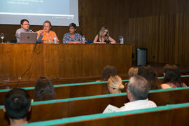 Mesa redonda: "Las claves del éxito de las radiofórmulas y los nuevos formatos televisivos". Curso "Periodismo y comunicación". Cursos de Verano de la Universidad de Málaga. Ronda. Julio de 2018