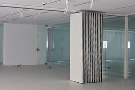 Interiores de la nueva Facultad de Psicología. Campus de Teatinos. Mayo de 2021