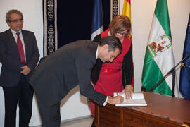 Toma de posesión del personal docente e investigador de la Universidad de Málaga. Rectorado. Noviembre de 2012