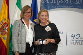Homenaje a los jubilados y al personal que cumple 25 años de servicio en la Universidad de Málaga. Paraninfo. Octubre de 2012