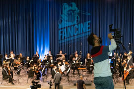 Concierto de Bandas Sonoras de la 30 edición de Fancine de la Universidad de Málaga. Auditorio de la Escuela Técnica de Ingeniería de Telecomunicaciones e Informática. Noviembre de 2020