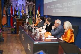 Intervención de Miguel Porras Fernández. Apertura del Curso Académico 2023/2024 de la Universidad de Málaga. Paraninfo. Septiembre de 2023