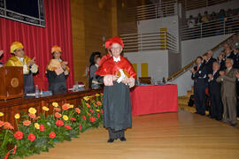 Investidura como Doctor "Honoris Causa" de D. Juan Antonio Carrillo Salcedo por la Universidad de Málaga. Salón de Actos de la Facultad de Derecho. Octubre de 2007