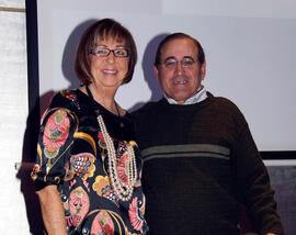 Cena de gala con motivo al homenaje para los jubilados y personal que cumple 25 años de servicio en la Universidad de Málaga. Hotel Barceló. Febrero de 2009