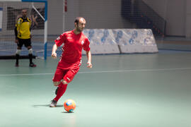 Partido Georgia contra Alemania. 14º Campeonato del Mundo Universitario de Fútbol Sala 2014 (FUTSAL). Antequera. Julio de 2014