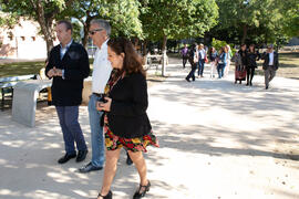 Inauguración de la primera "Isla y Senda Verde" de la Universidad de Málaga. Facultad de Ciencias de la Comunicación y Turismo. Octubre de 2019