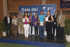 Gala del deporte de la Universidad de Málaga. Complejo Polideportivo Universitario. Mayo de 2010
