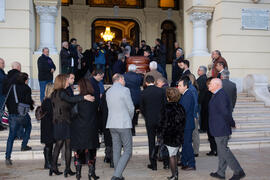 Capilla Ardiente a Eugenio Chicano. Ayuntamiento de Málaga. Noviembre de 2019