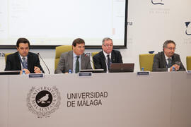 Encuentro de rectores de Brasil, Portugal y España: Creación de empresas de base tecnológica. Edificio del Rectorado. Octubre de 2015