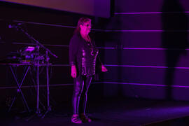 Performance en la gala de clausura del Fancine 2016. Cine Albéniz. Noviembre de 2016