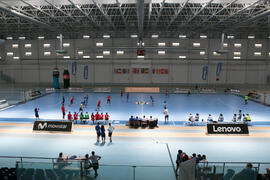Partido Universidad Ovidius - Universidad de Akdeniz. Categoría femenina. Campeonato Europeo Universitario de Balonmano. Antequera. Julio de 2017