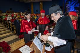 Investidura de Emilia Casas Baamonde como Doctora "Honoris Causa" por la Facultad de Derecho de la Universidad de Málaga. Paraninfo. Noviembre de 2022
