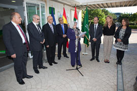 Inauguración de la Oficina de la Universidad de Sharjah, Emiratos Árabes. Jardín Botánico. Noviembre de 2015