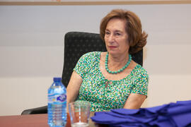 María Teresa Tudea. Graduación y clausura del curso del Aula de Mayores de la Universidad de Málaga. Paraninfo. Junio de 2015