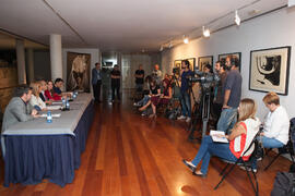 Intervención de José Ángel Narváez. Presentación de la XXV edición del Fancine. Edificio del Rectorado. Octubre de 2015