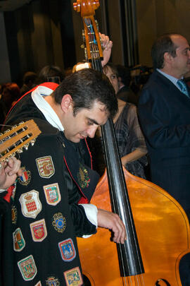 Cena de gala con motivo al homenaje para los jubilados y personal que cumple 25 años de servicio en la Universidad de Málaga. Hotel Barceló. Febrero de 2009