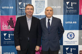Francisco José Andrade y Pedro Montiel. Gala del Deporte Universitario. Escuela Técnica Superior de Ingeniería de Telecomunicaciones. Junio de 2015