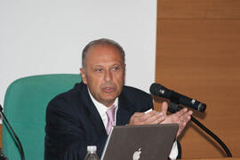 Inauguración de la exposición "Málaga, una visión panorámica". Rectorado. Diciembre de 2007