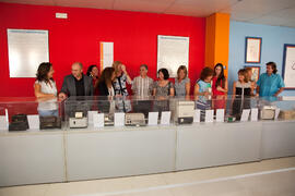 Inauguración de la exposición "Tecnologías Efímeras". Facultad de Ciencias Económicas y Empresariales. Octubre de 2014