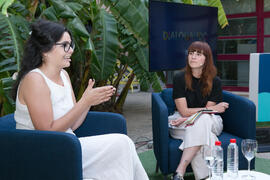 "Dialogando" con Clara Jiménez. Facultad de Ciencias de la Comunicación. Mayo de 2019