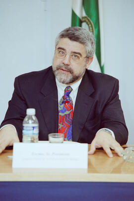 Reunión del Consejo Social de la Universidad de Málaga en el Parque Tecnológico de Andalucía. Marzo de 2001